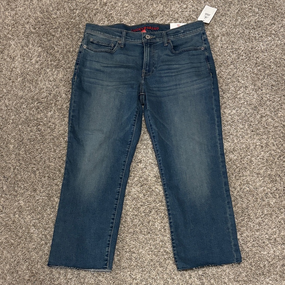 NWT Lucky Brand Sweet Mid Rise Crop Jeans 30